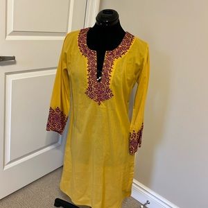 🆕 IRVING & FINE Tunic Top Blouse Or Coverup